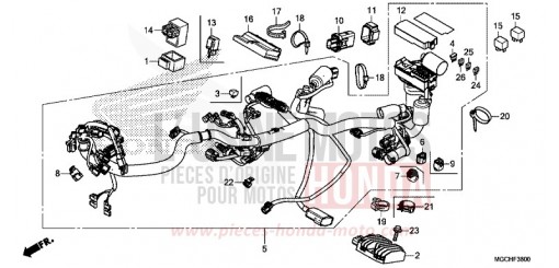 WIRE HARNESS CB1100NAH de 2017